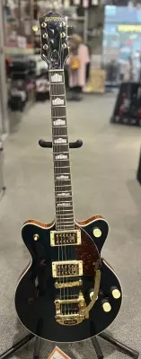 Gretsch Guitars - G2657TG Streamliner Center Block Jr. Double-Cut with Bigsby and Gold Hardware FSR, Laurel Fingerboard - Midnight Sapphire